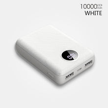 Load image into Gallery viewer, PZOZ Power Bank 10000mAh Dual USB Mobile Phone External Battery Fast Charge For iphone xiaomi mi Portable Charger mini PowerBank