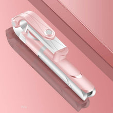 Load image into Gallery viewer, Retractable Handheld Tripod Selfie Stick Bluetooth Extendable Monopod Selfie Stick Tripod for iPhone Samsung HuaWei XiaoMi