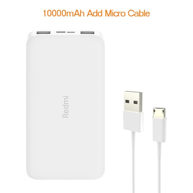 Newest Xiaomi Redmi Original Power Bank 20000mAh 18W Quick Charge 10000mAh Powerbank Fast Charging Portable Charger