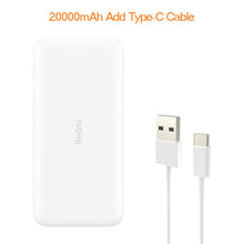 Load image into Gallery viewer, Newest Xiaomi Redmi Original Power Bank 20000mAh 18W Quick Charge 10000mAh Powerbank Fast Charging Portable Charger