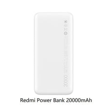 Load image into Gallery viewer, (Plaza) Newest Xiaomi Redmi Power Bank 20000mAh QC 3.0 USB Type C18W Quick Charge Powerbank Fast Charging Portable Charger