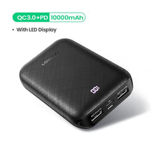 Load image into Gallery viewer, Ugreen Power Bank 10000mAh Quick Charge 4.0 3.0 QC3.0 External Mobile Battery Fast PD Charger for iPhone 11 8 Xs Mini Powerbank