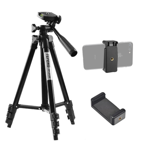 Mini Protable Tripod Lightweight Aluminium Travel Stand Tripod For iPhone Cellphone Action Camera with Phone Clip Accessories