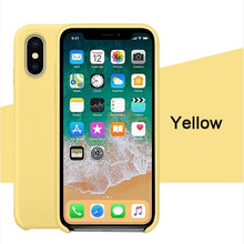 Load image into Gallery viewer, Luxury Original Official Silicone case logo For iPhone 7 8 Plus For iPhone X XS Max XR 6 6S case