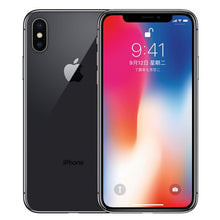 Load image into Gallery viewer, Original Unlocked Apple iPhone X Hexa Core Mobile Phone 256GB/64GB ROM 3GB RAM Dual Rear Camera 12MP 5.8&quot; 4G LTE Smartphone