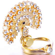 Load image into Gallery viewer, Universal 360 Rotating cute Cartoon Rhinestone Cellphone Accessories Finger Ring Stent Mobile phone holder stand for iphone phon