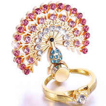Load image into Gallery viewer, Universal 360 Rotating cute Cartoon Rhinestone Cellphone Accessories Finger Ring Stent Mobile phone holder stand for iphone phon