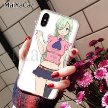 Load image into Gallery viewer, MaiYaCa The Seven Deadly Sins Colorful Cute Phone Accessories Case for Apple iPhone 8 7 6 6S Plus X XS MAX 5 5S SE XR Cellphones