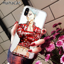 Load image into Gallery viewer, MaiYaCa The Seven Deadly Sins Colorful Cute Phone Accessories Case for Apple iPhone 8 7 6 6S Plus X XS MAX 5 5S SE XR Cellphones