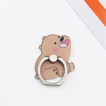 Load image into Gallery viewer, UVR Moblile Phone holder stand Finger Ring Accessories Cute Bear Panda for iphone 8 XS X 7 plus CellPhone Universal