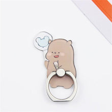 Load image into Gallery viewer, UVR Moblile Phone holder stand Finger Ring Accessories Cute Bear Panda for iphone 8 XS X 7 plus CellPhone Universal