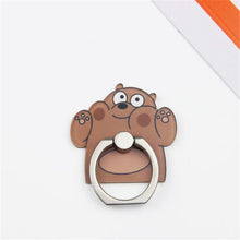 Load image into Gallery viewer, UVR Moblile Phone holder stand Finger Ring Accessories Cute Bear Panda for iphone 8 XS X 7 plus CellPhone Universal